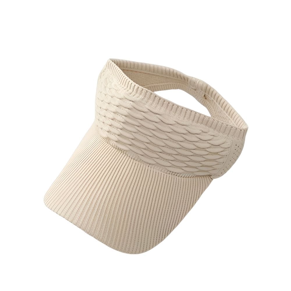Viseira Feminina em Poliéster para Esportes Praia Piscina