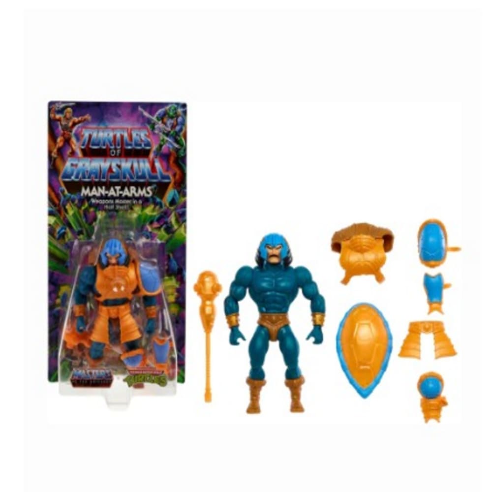Mattel Boneco e Personagem Turtles Of Grayskull Origins Man-At-Arms