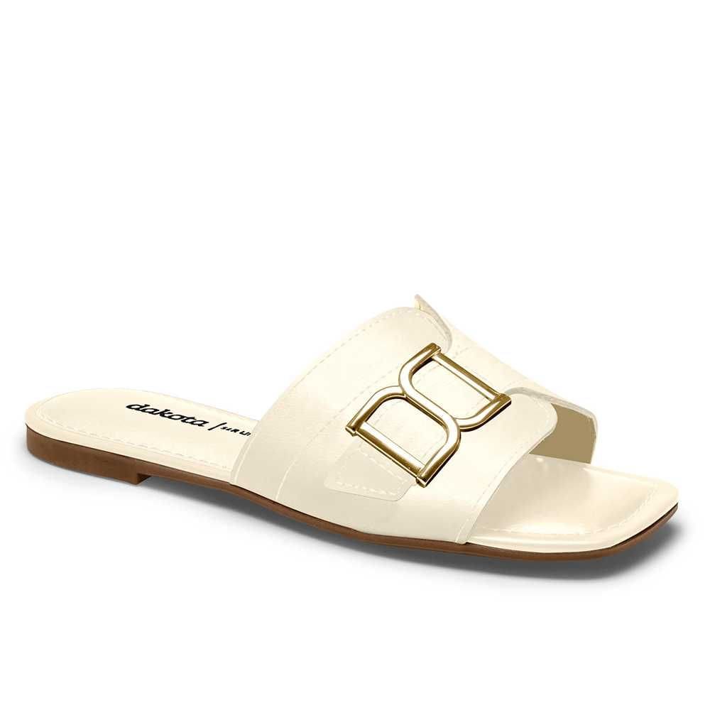 Tamanco Feminino Dakota Rasteira Fivelas