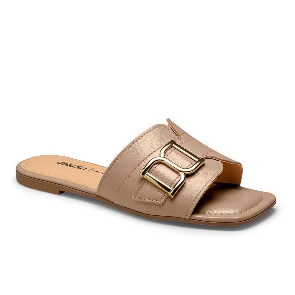 Tamanco Feminino Dakota Rasteira Fivelas