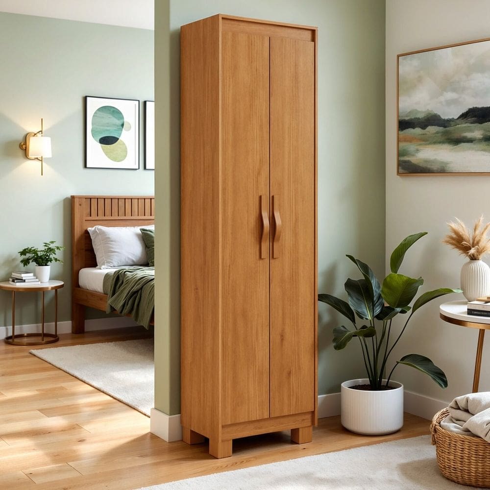 Armário Sapateira Multiuso com 5 Prateleiras Puxador Softfeel e Pés Bliss Amendo Clean