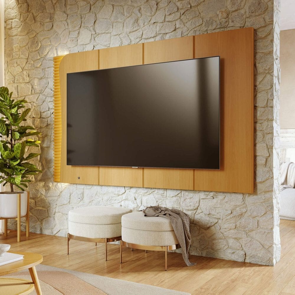 Painel para Tv 65 Polegadas com Led 216,8cm Amalfi Naturale