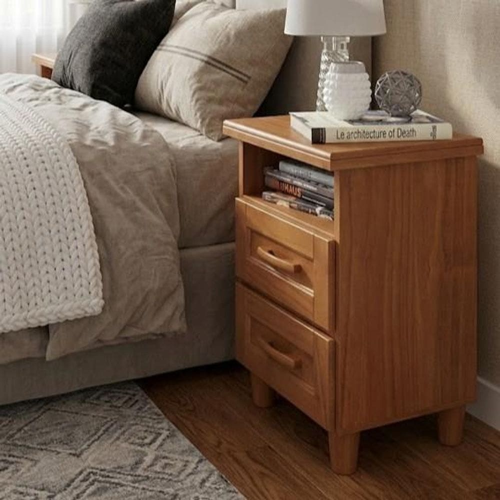 Mesa De Cabeceira Madeira Maciça Berllim Cavazotto