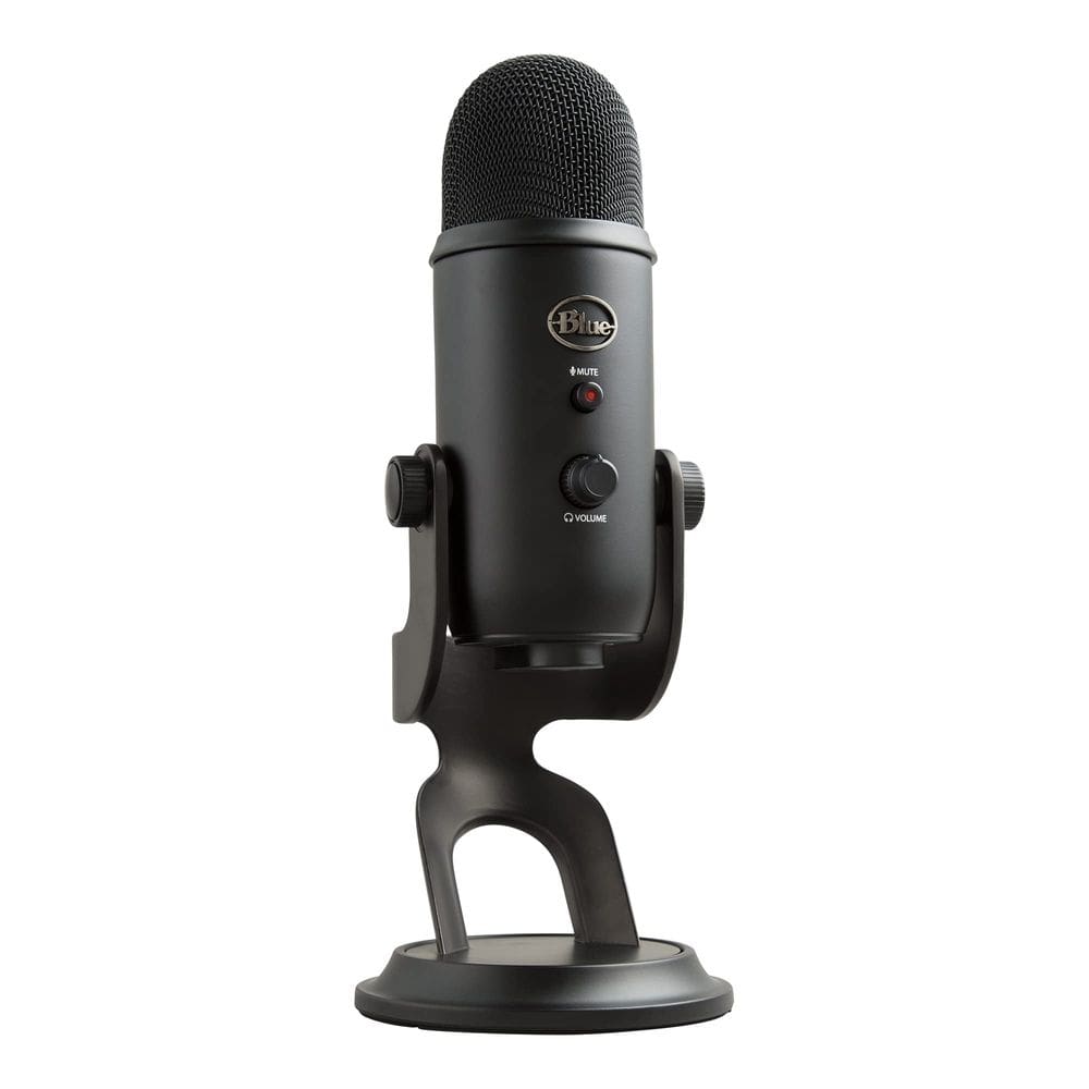 Microfone USB Logitech para criadores Blue Yeti para jogos