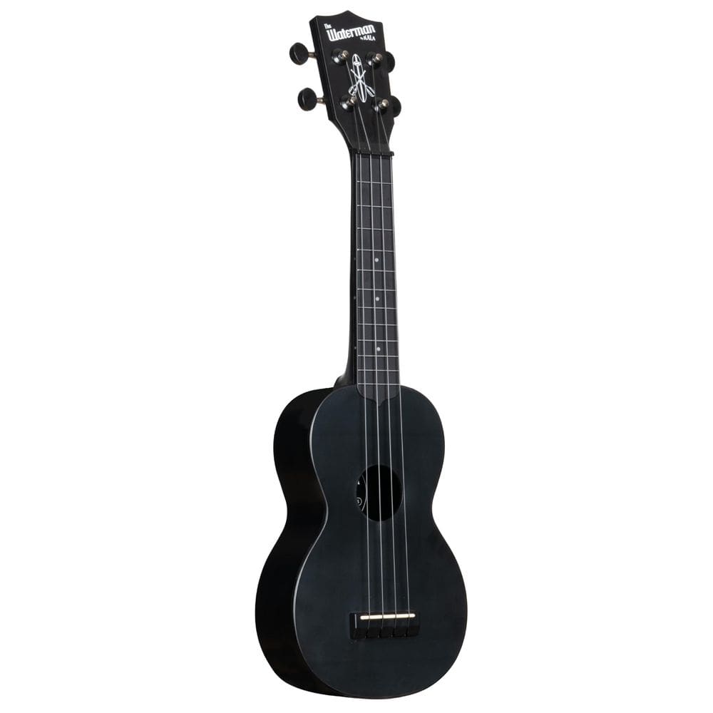 Ukulele Kala Waterman Soprano Black Sand Reciclado Plástico