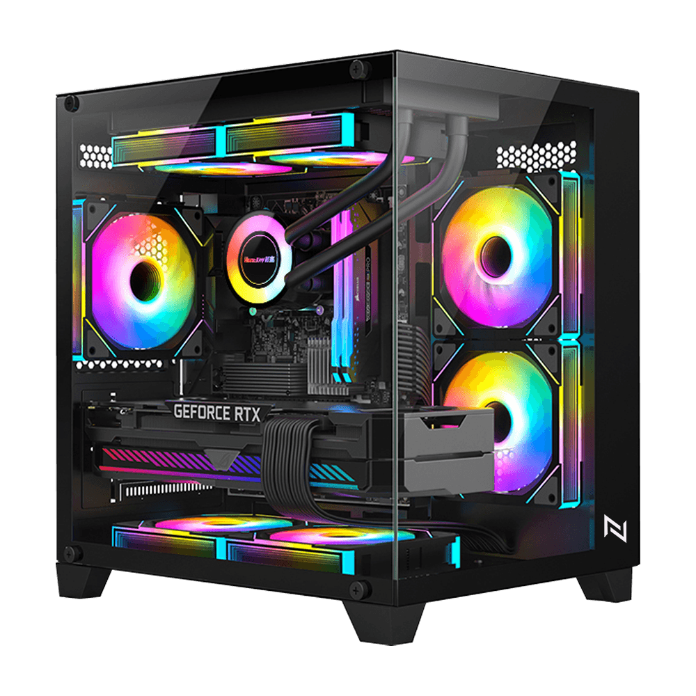 Pc Gamer Ryzen 5 5500X3D, 16GB 3200Mhz, (RX 6600 8GB), A520M, SSD 480GB, 600W 80 Plus, 3 fans RGB, Neologic - NLI91528