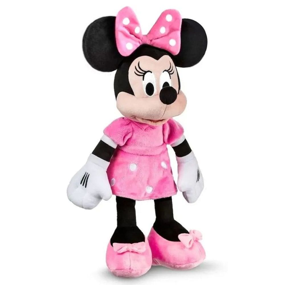 Pelúcia Minnie de 50cm Rosa GRANDE Linda Pelucia Super Macia - Minie mickey - PANAMI