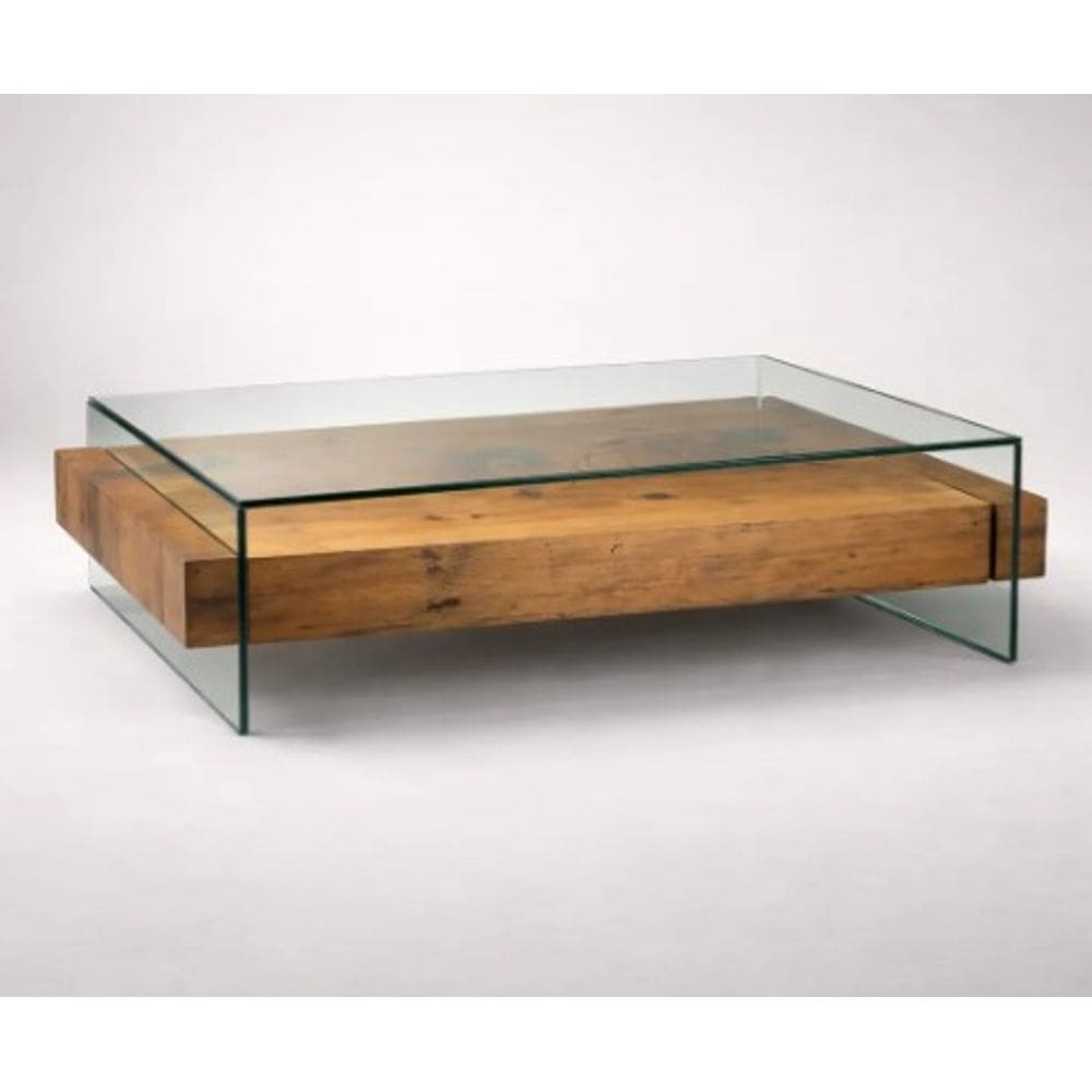 Mesa de centro MEMPHIS amadeirada rustica