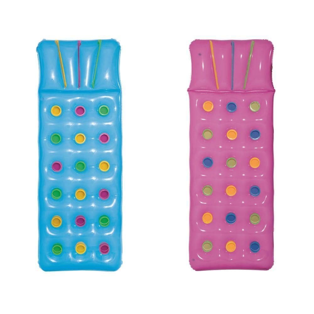 Colchão Bronzeador Copinhos Coloridos 188mx71cm - 43014 - Bestway