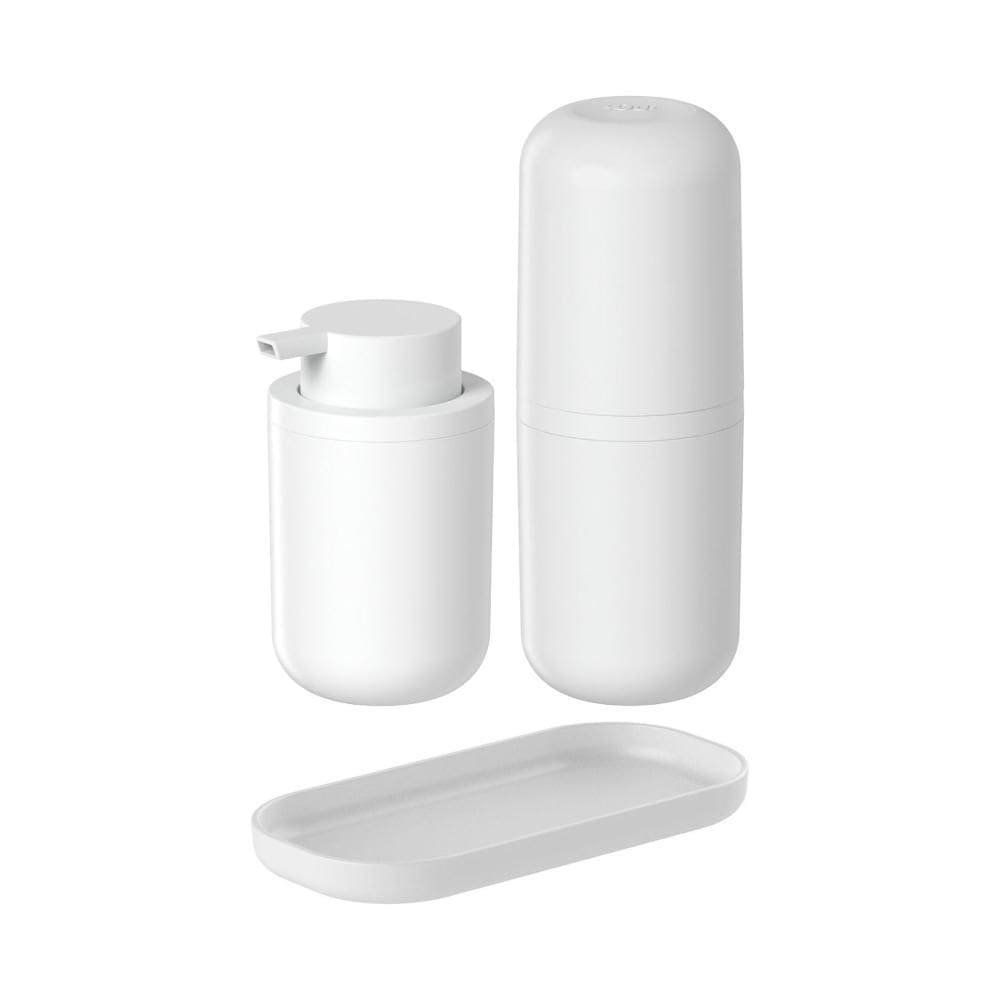 Kit de banheiro Ou 3 peças Linha Bold com bandeja para bancada