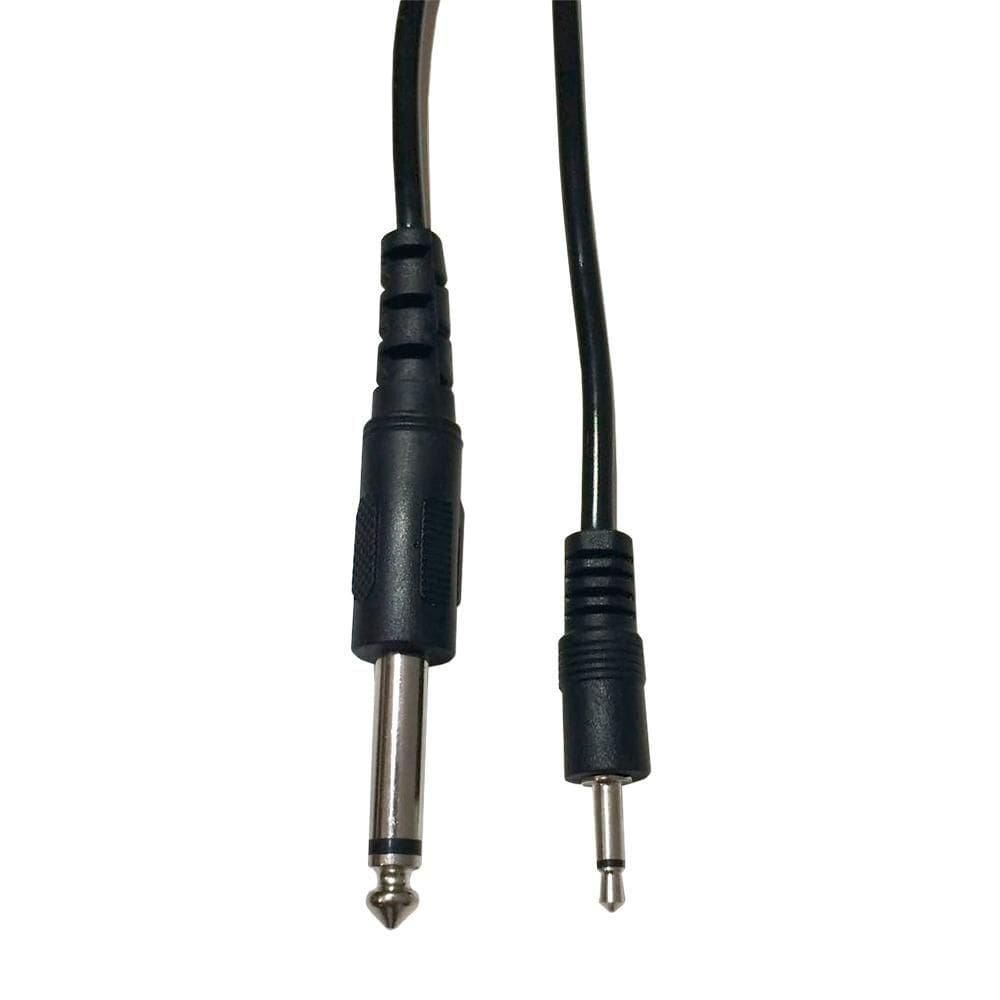 Cabo P2 Mono X P10 Mono 2 Metros Preto