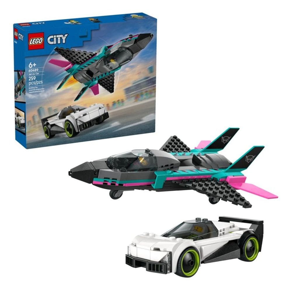Lego City Jato vs Carro - 60489