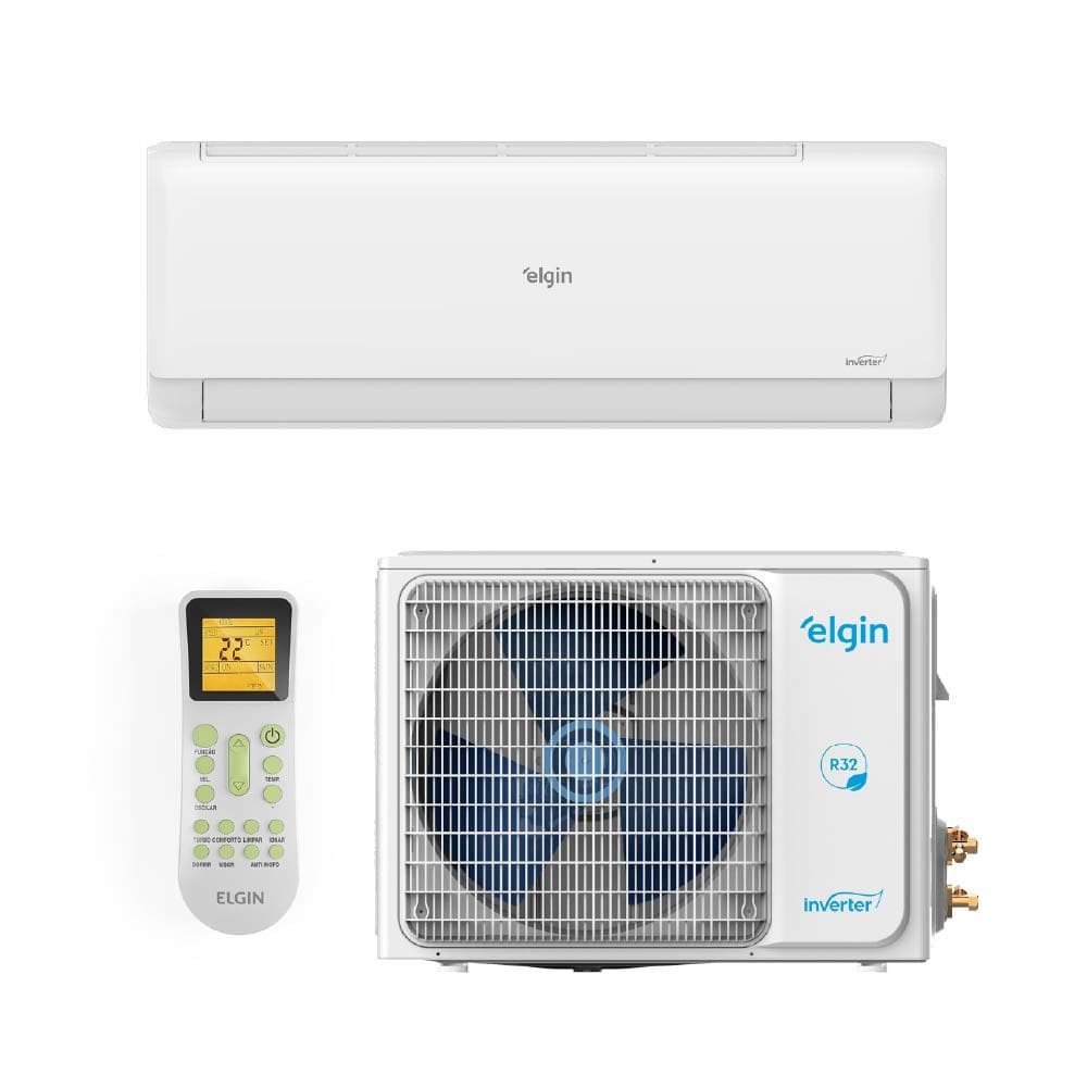 Ar Condicionado Split Hi-Wall Elgin Eco Inverter II Connect 12.000 Btus Frio 220V R-32