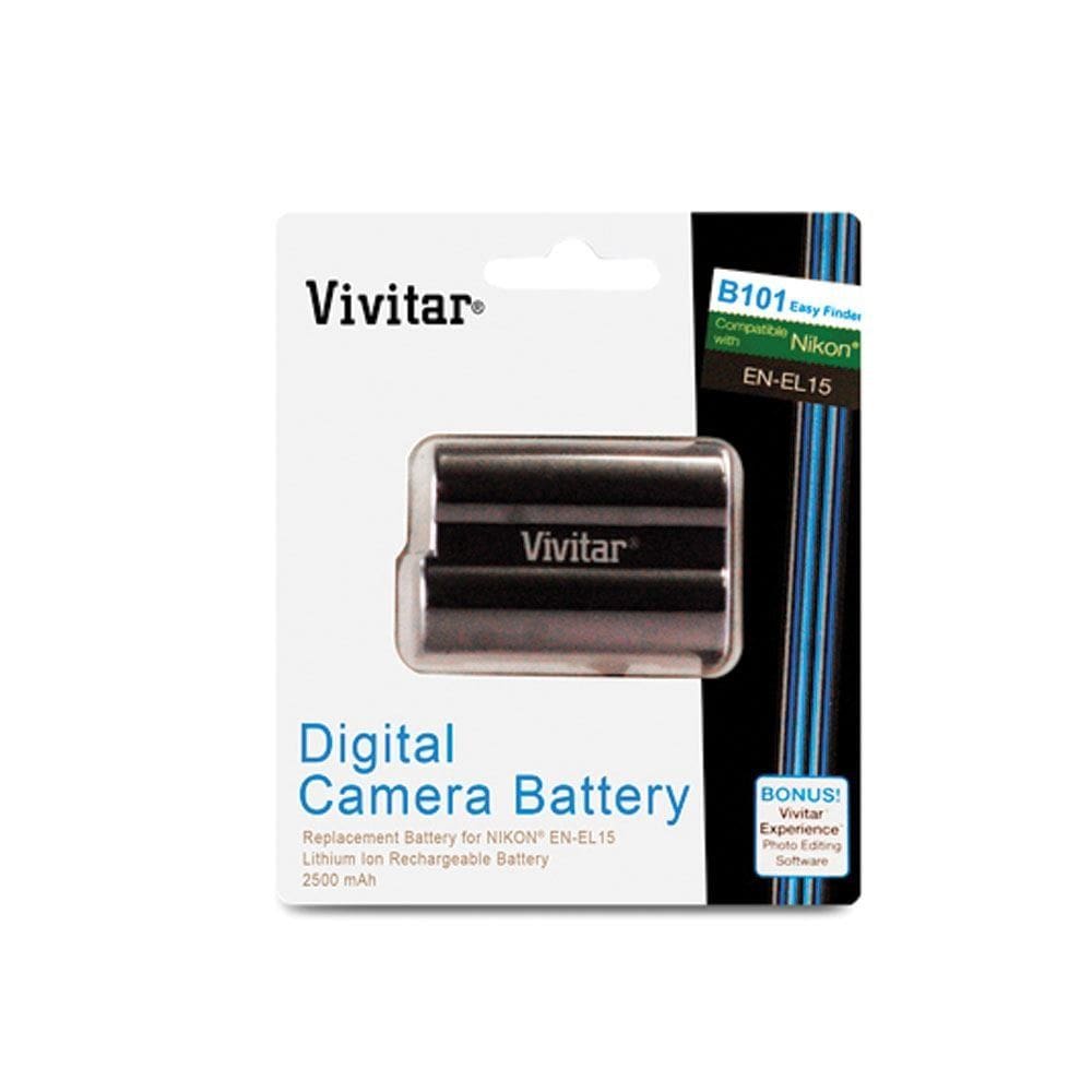 Bateria de substituição Vivitar EN-EL15 7.0V 2500mAh para Nikon