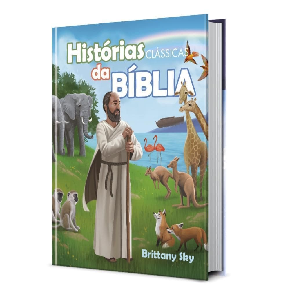 Livro Infantil Histórias Clássicas Da Bíblia - Capa Dura