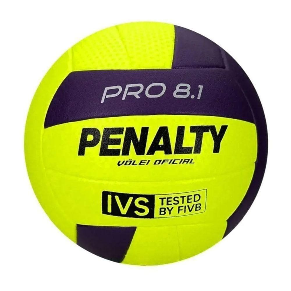 Bola Vôlei Penalty 8.1 Pro Xxvi - Amarelo E Roxo