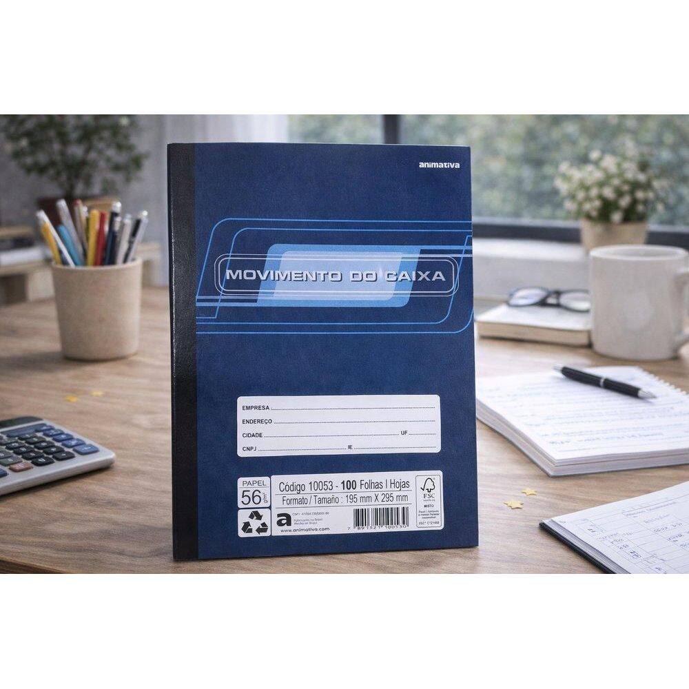 Livro Movimento Do Caixa 100 Folhas