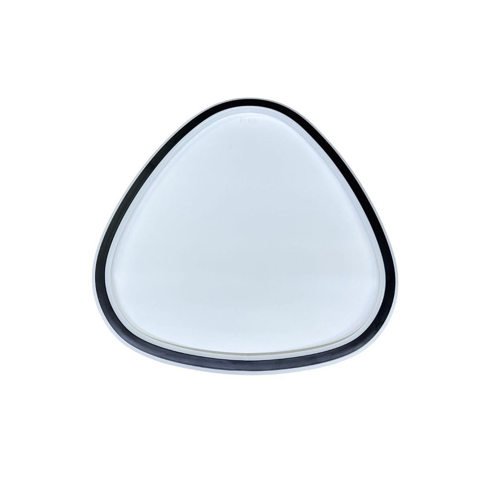 MP - Plafon Halo Delta Preto 45cm Led 30W 3 e