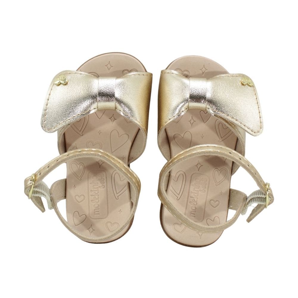 Sandália Infantil Molekinha Dourada