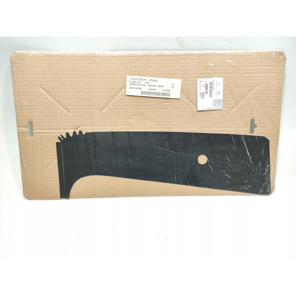 Peugeot 206 Adesivo Faixa Esquerda Traseira Genuíno 932661