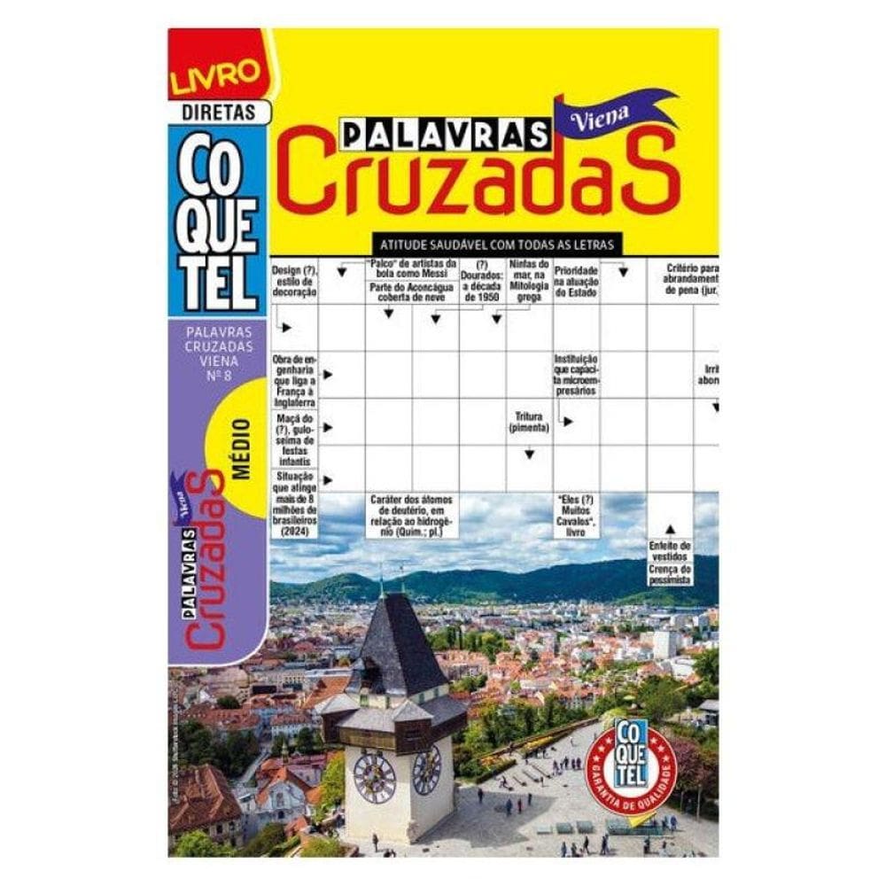 Livro Coquetel Palavras Cruzadas Viena 8