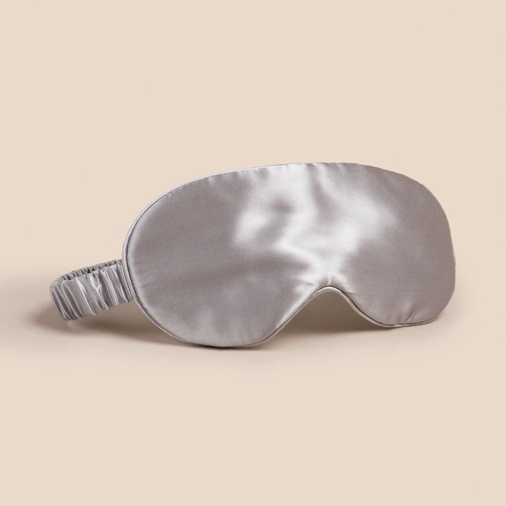 Máscara De Dormir Altenburg Haus Seda Mulberry Cinza