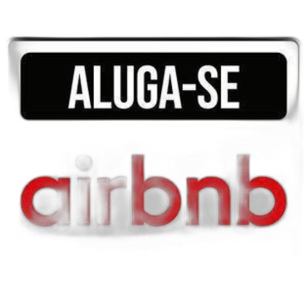 Kit 10 Placas Sinalização - Aluga-Se Airbnb