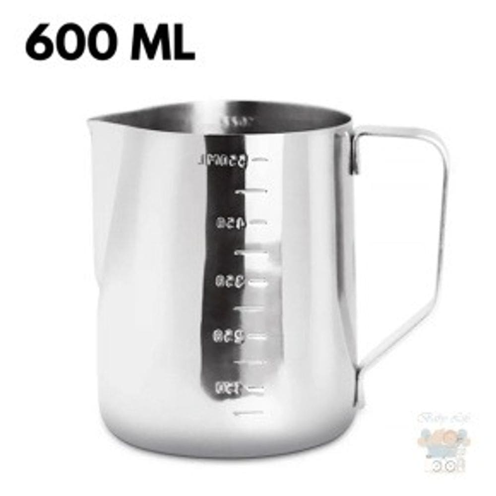 Leiteira Pitcher Profissional 600ml em Aço Inox - Precisão para seu Café Barista