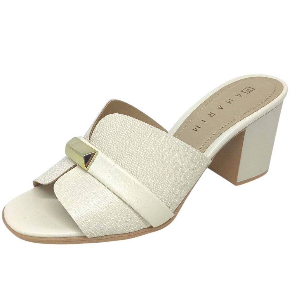 Tamanco Feminino Salto Bloco Elegante Conforto Ramarim