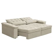 Sofá Retrátil e Reclinável 3 Lugares 2,10m Sole