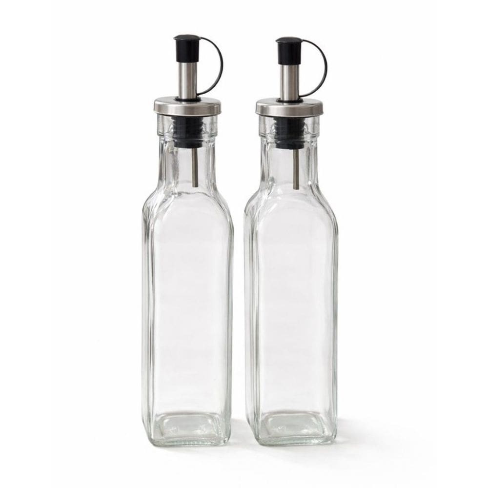 Porta Azeite e Vinagre Vidro 250ml Galheteiro Dosador Azeiteira Vinagreira Cozinha