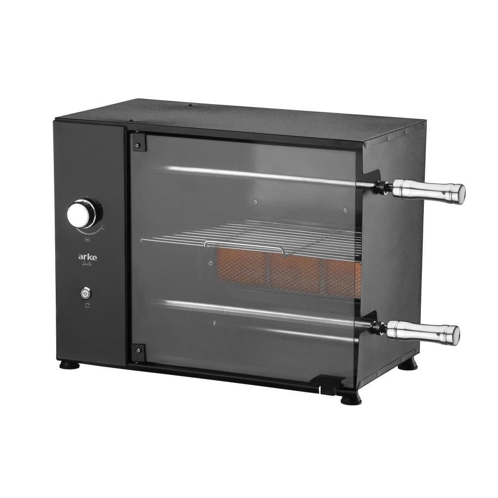 Churrasqueira a Gás Rotativa Apartamento Arke Duetto 2 Espetos + Grelha Gás GN 220V