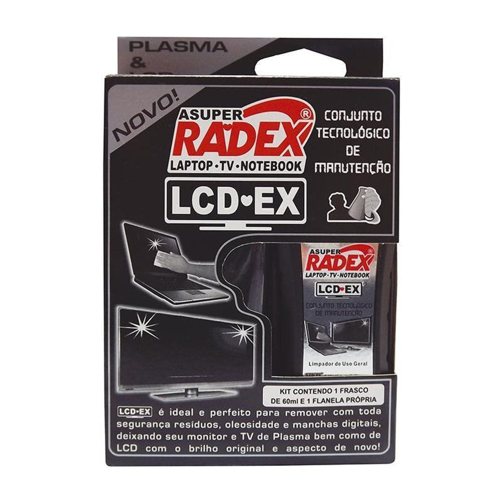 Limpador para monitor LCD 60ml Radex
