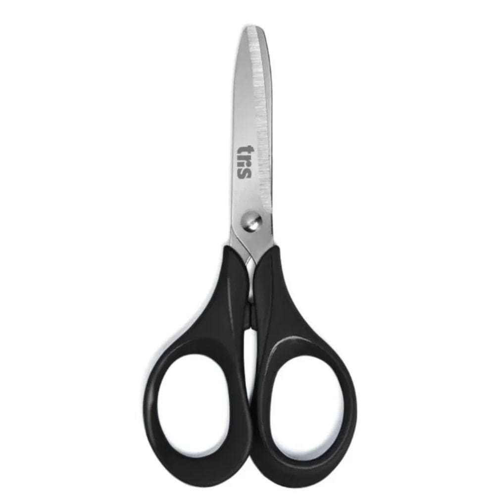 Tesoura Escolar 13cm Sem Ponta Class Tris Preto