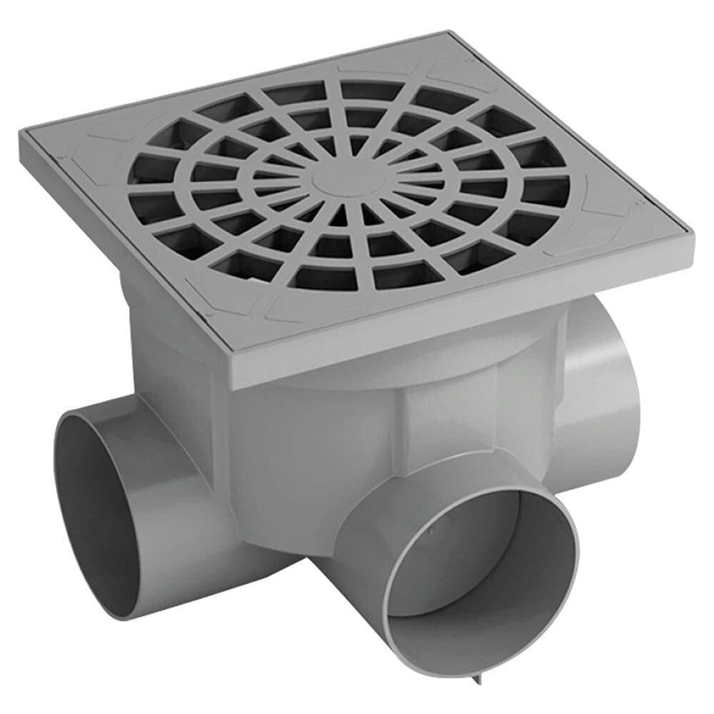 Caixa de Coleta de Água Pluvial Fortlev, Cinza