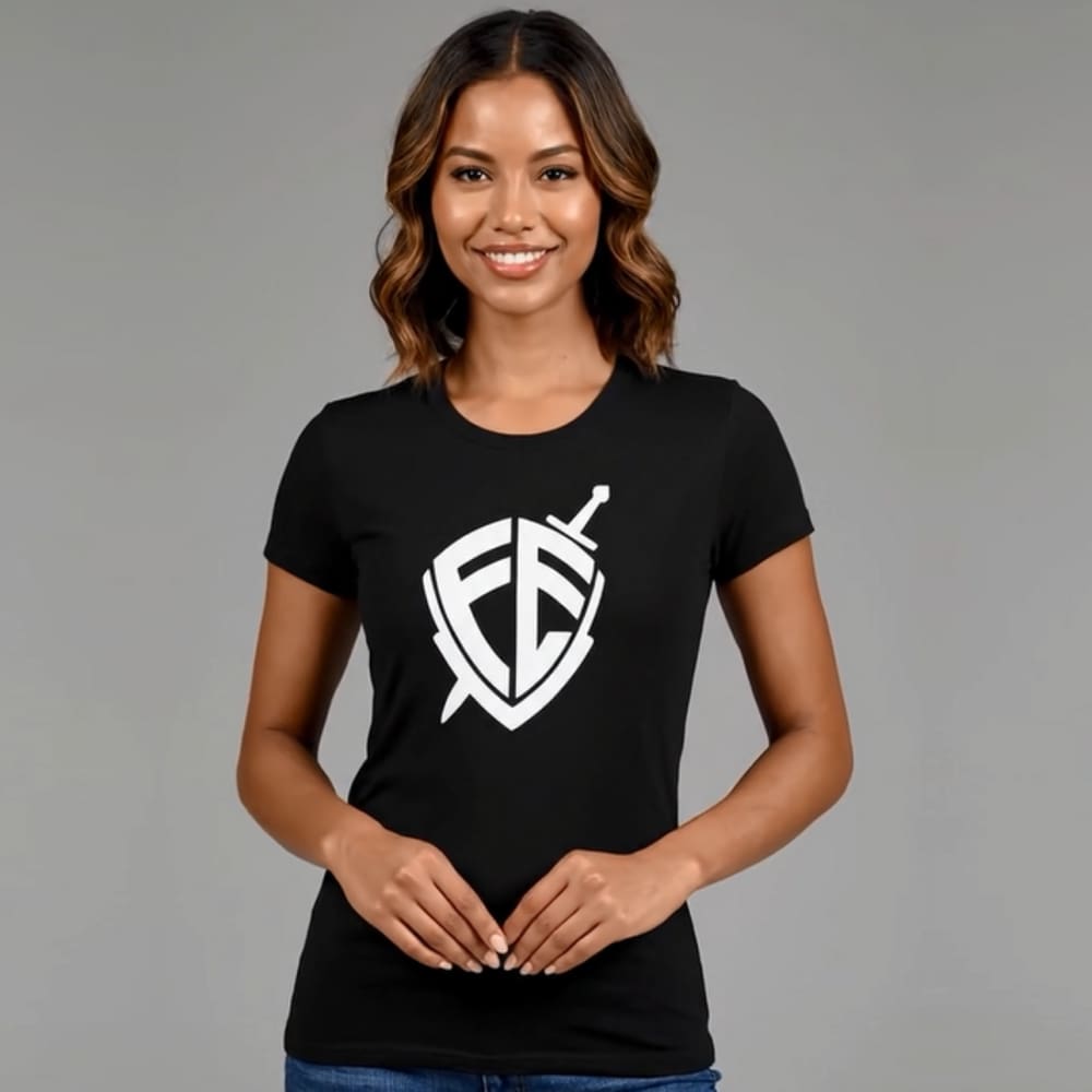 Baby Look Feminina Escudo Fé André Valadão