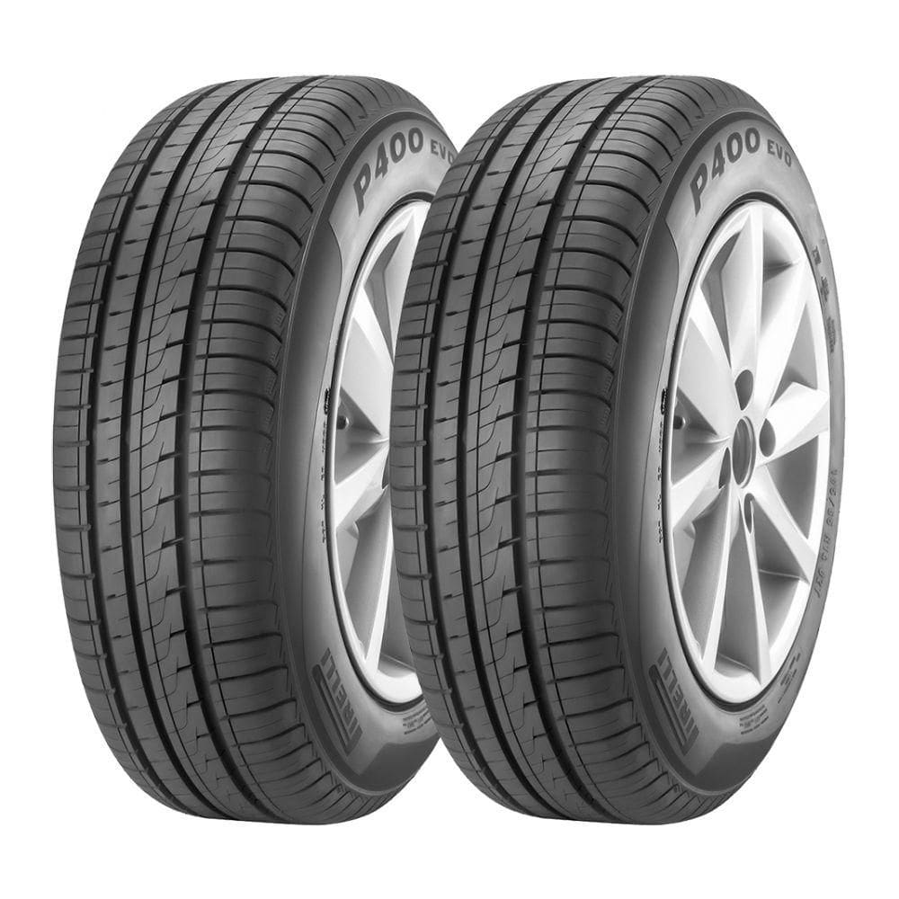 Kit 2 Pneus Pirelli Aro 16 205/55R16 P-400 Evo 91V