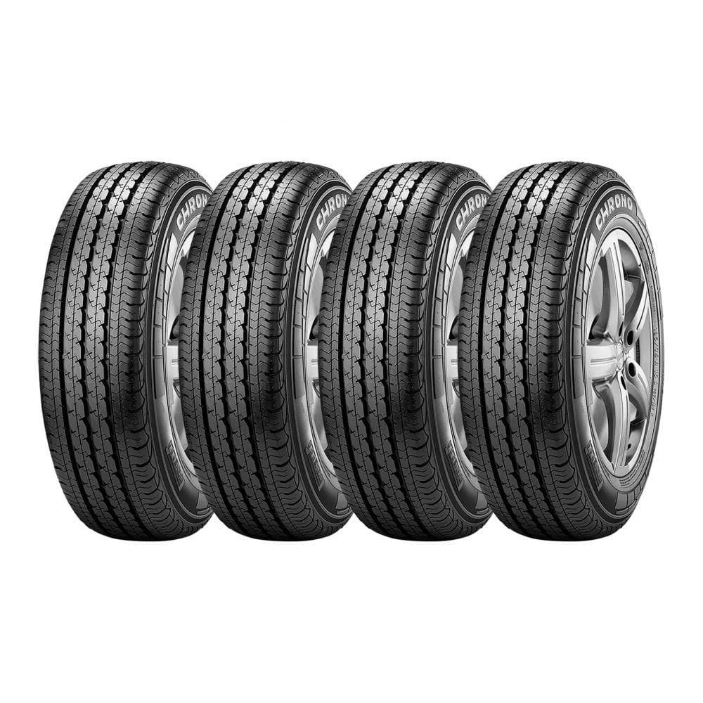 Kit 4 Pneus Pirelli Aro 14C 185R14C Chrono 8 Lonas 102R