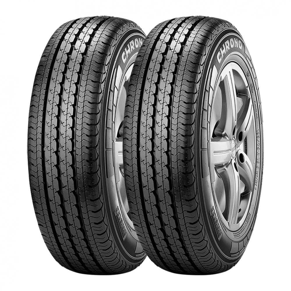 Kit 2 Pneus Pirelli Aro 14C 185R14C Chrono 8 Lonas 102R