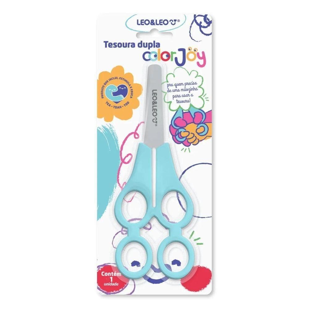Tesoura Dupla Color Joy Leonora