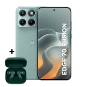 Kit smartphone motorola edge 70 fusion e fone moto buds bass