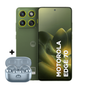 Kit smartphone motorola edge 70 256GB e fone moto buds loop Swarovski Ice Melt