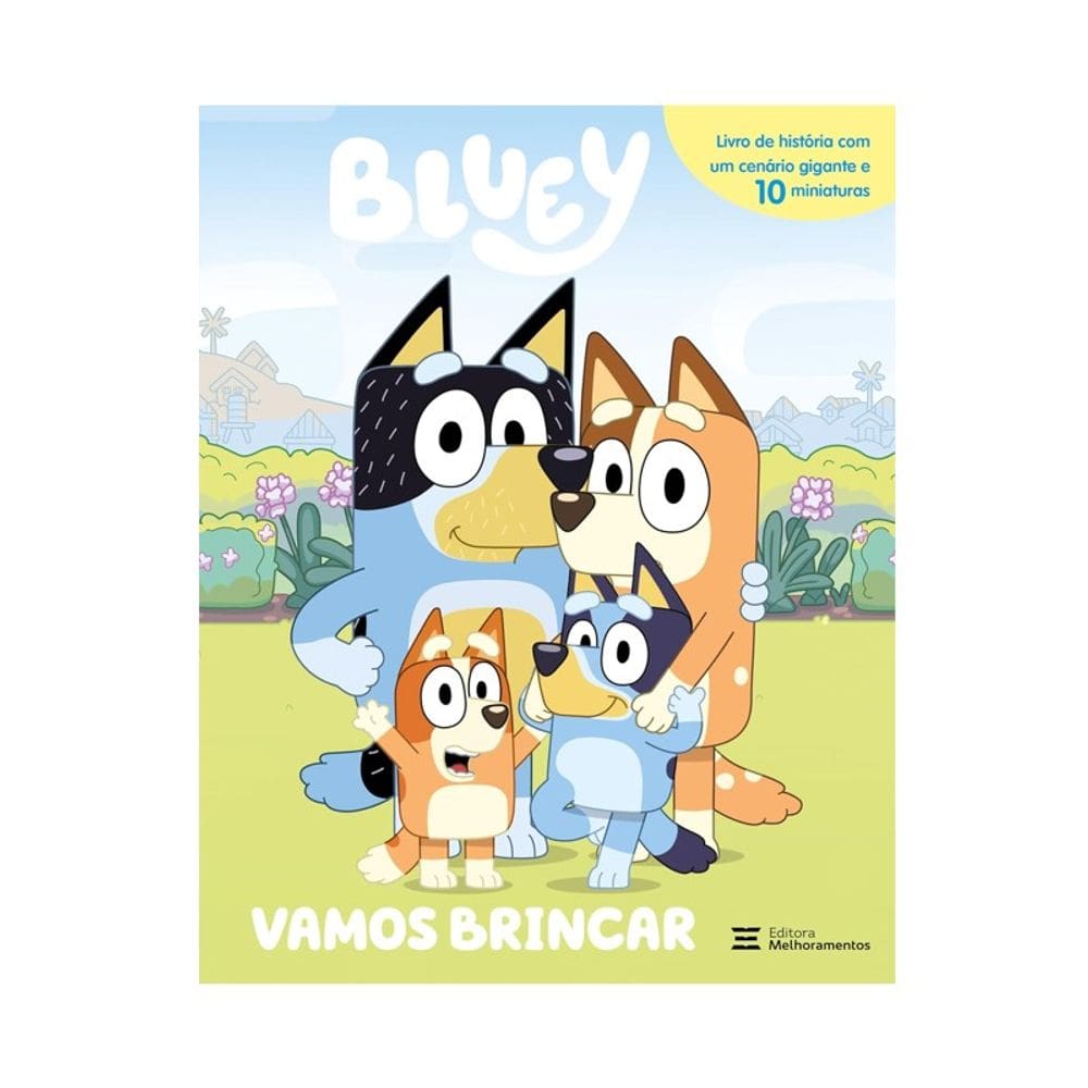 Livro Bluey Vamos Brincar - Melhoramentos