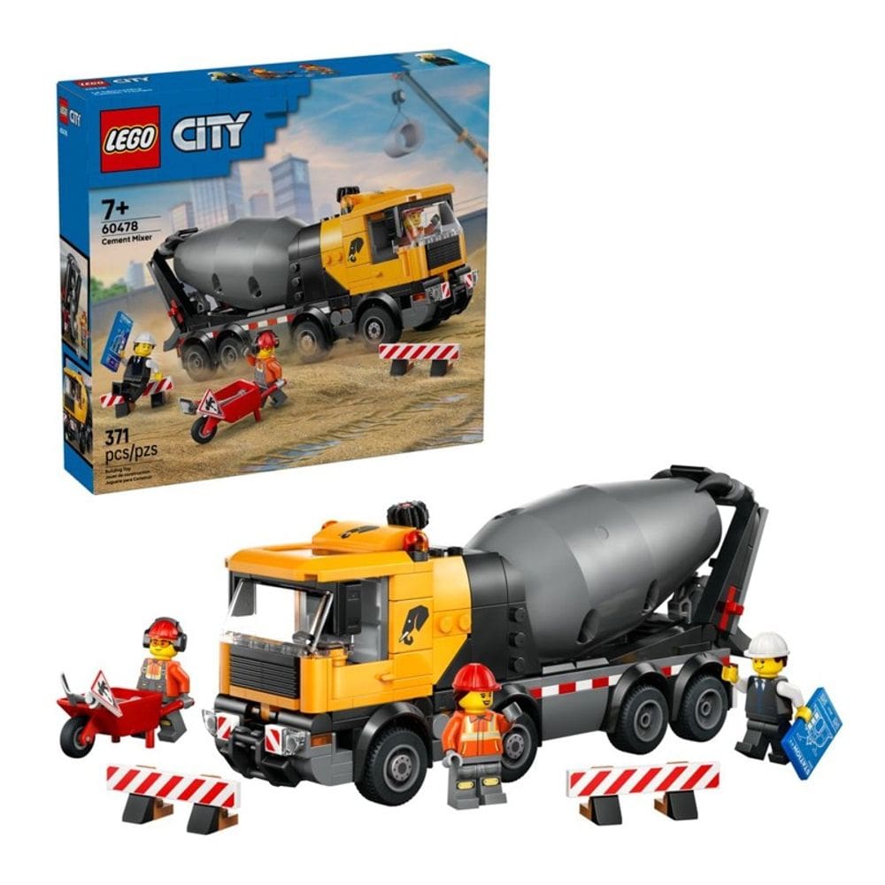 Lego City Caminhão Betoneira - 60478