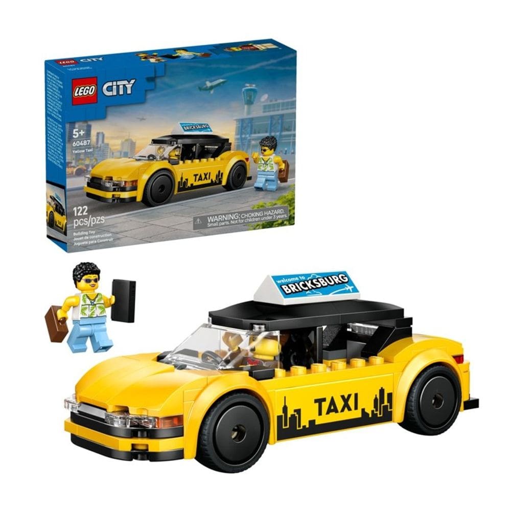Lego City Táxi amarelo - 60487