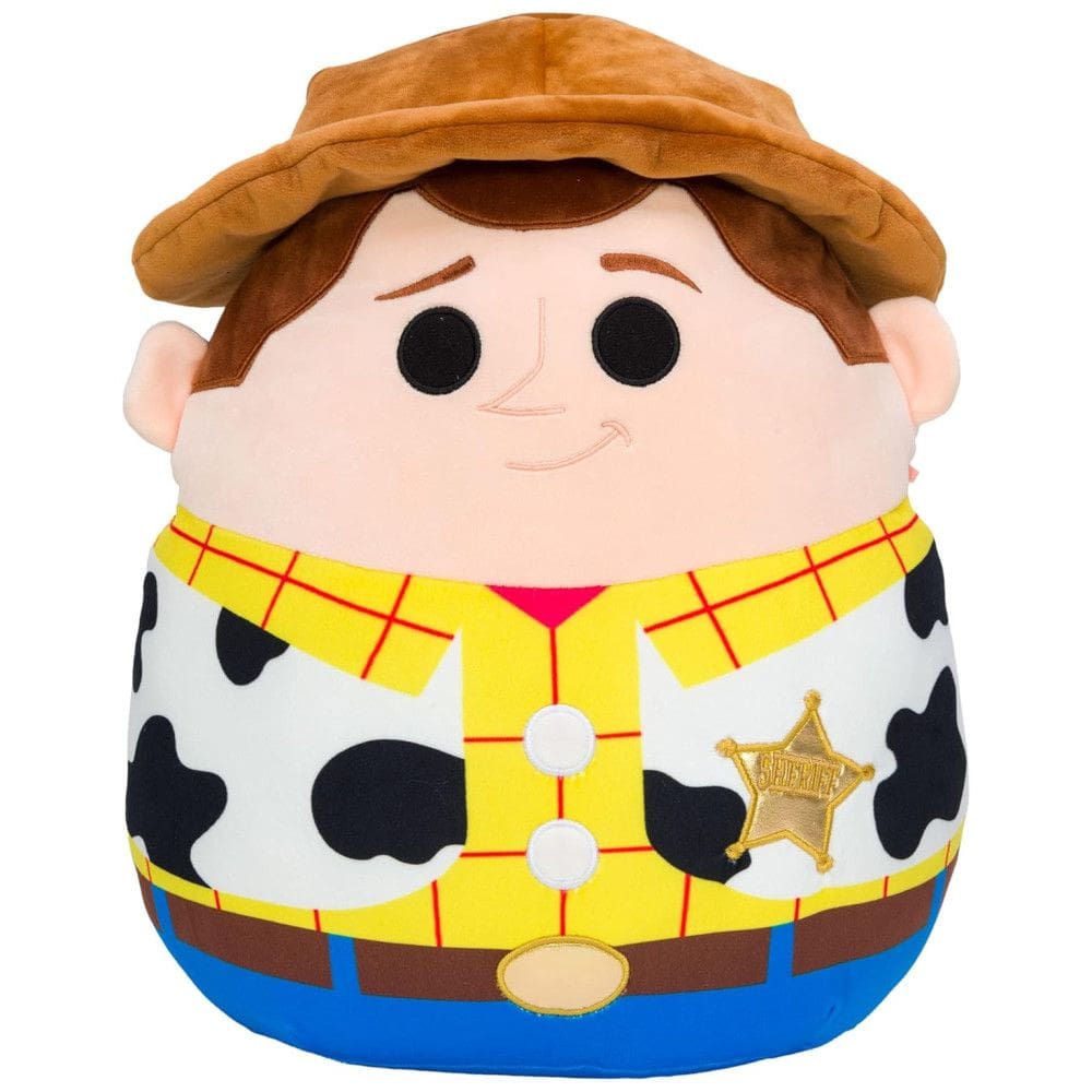 Pelúcia Woody de 35 cm Colecionável e Super Macio para Crianças, Squishmallows SQK0309, Marrom