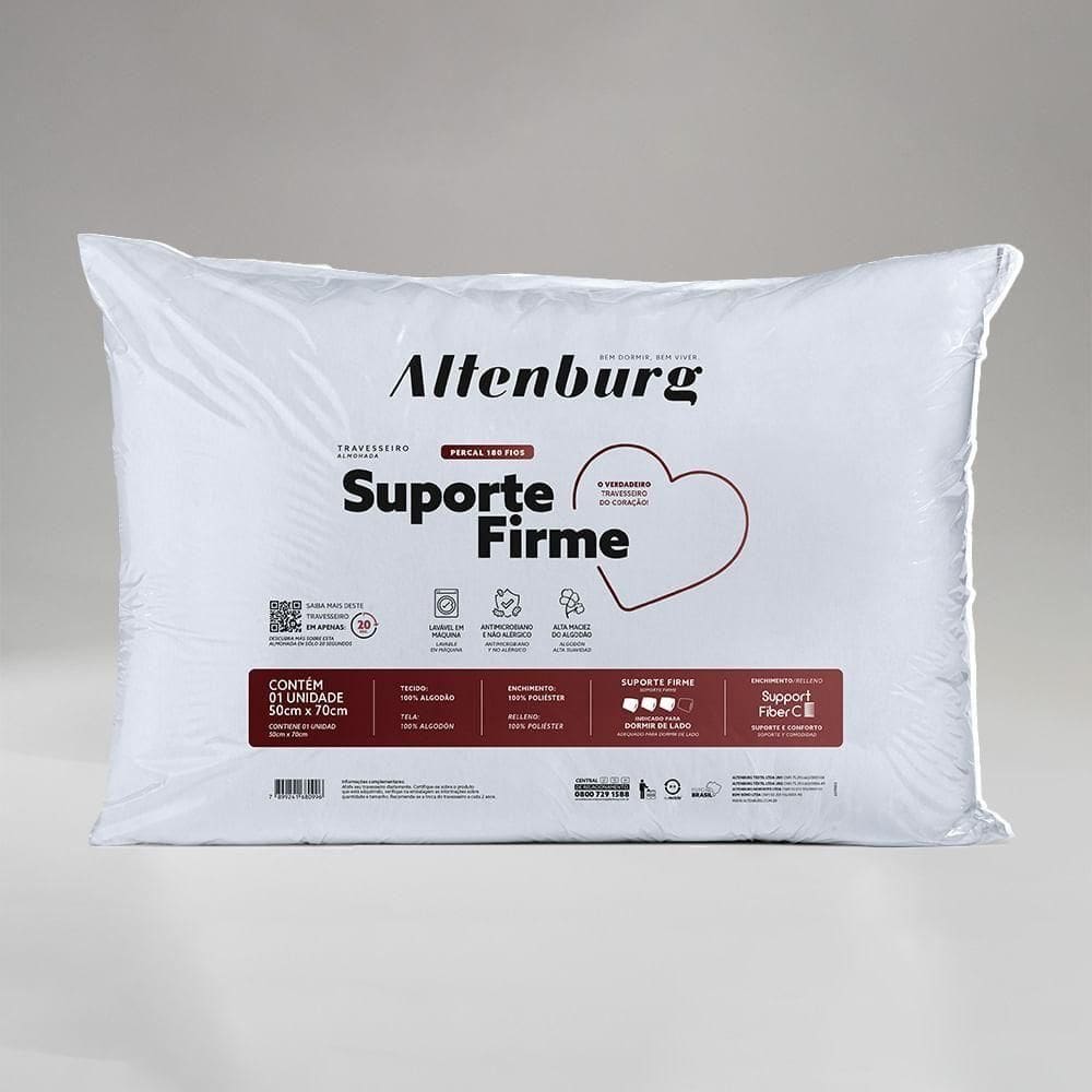 Travesseiro Altenburg Suporte Firme 50cm X 70cm