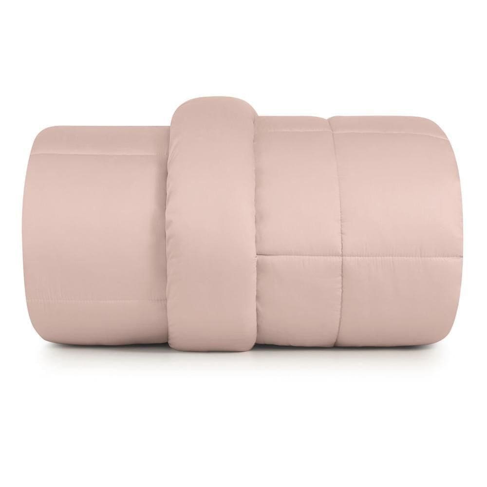 Edredom Casal Altenburg Algodão Lux 200 Fios Plumi Rosa Lille