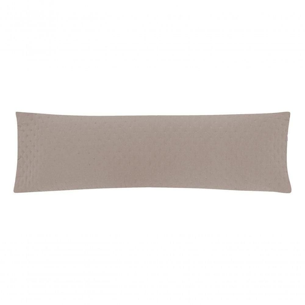 Porta Travesseiro Body Pillow Ultrawave Frisson Bege Prada