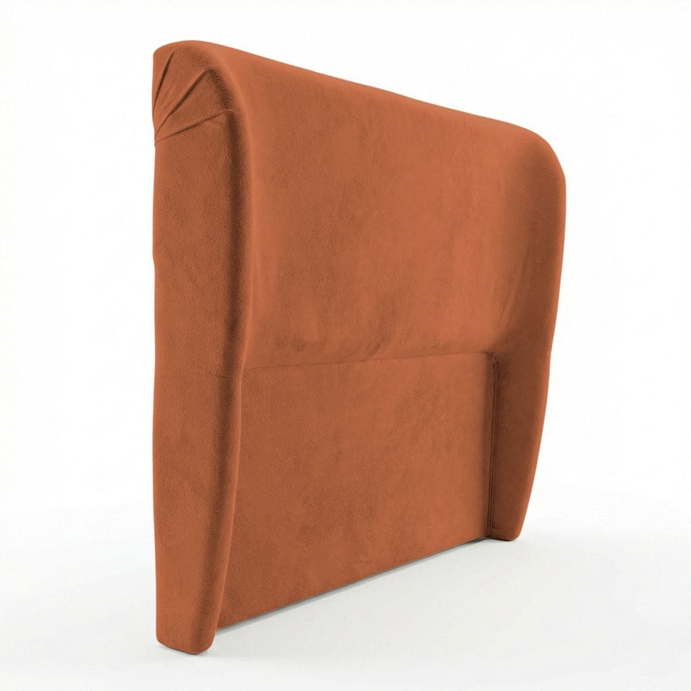 Cabeceira Para Cama Box Casal Padrão Liah 140cm Bouclê Terracota - Abmaza